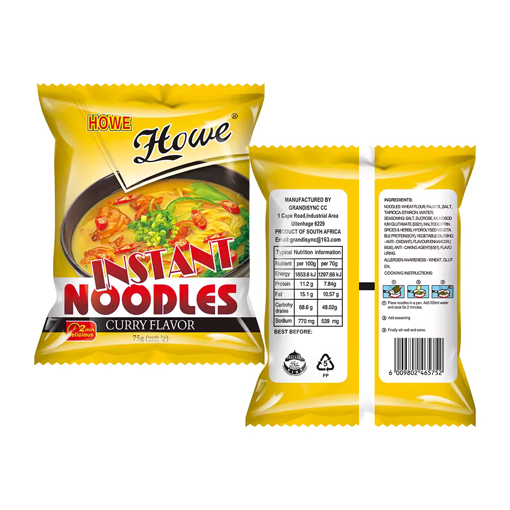 Instant noodle packaging